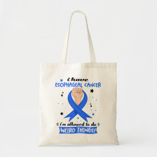Upplysningsmånad för esofageal Cancer Ribbon Gif Tygkasse