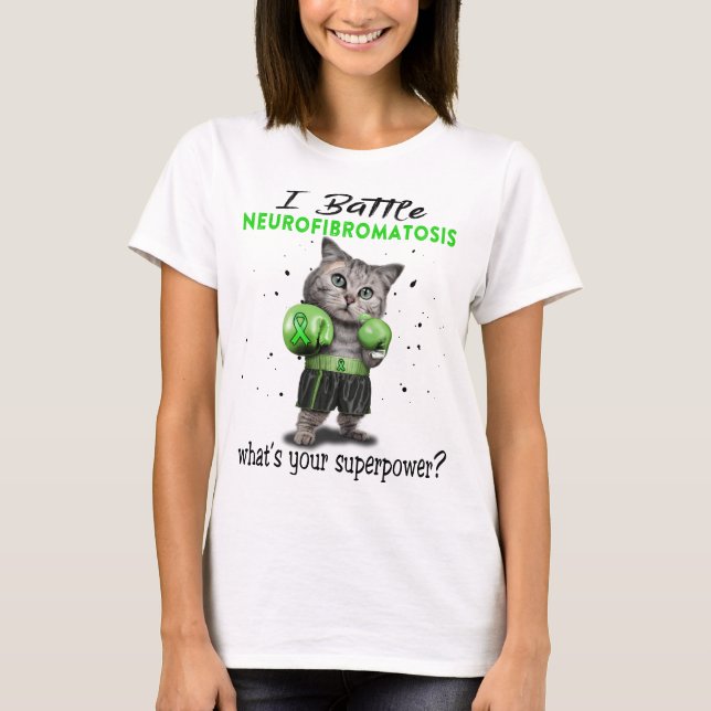 Upplysningsprogram för neurofibromatos t shirt (Framsida)