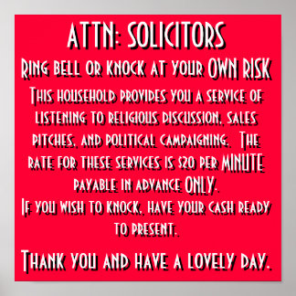 Upplysningsskylt Poster