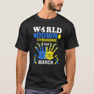 Upplysningssocklar och support för nedströmssyndro t shirt