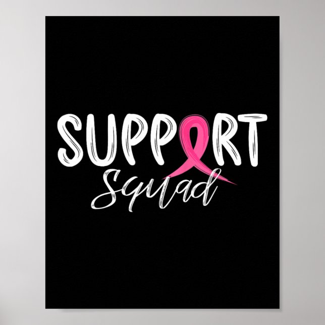 Upplysningsstöd för Rosa av bröstcancer Poster (Framsidan)