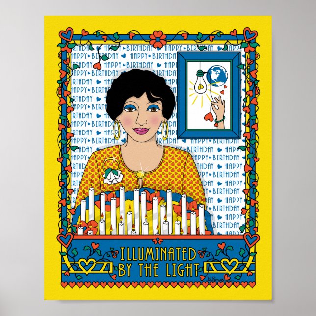 Upplyst av Light_B_8x10-Poster Poster (Framsidan)