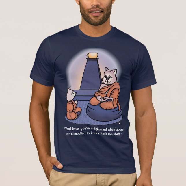 Upplyst blå Manar T Shirt (Framsida)