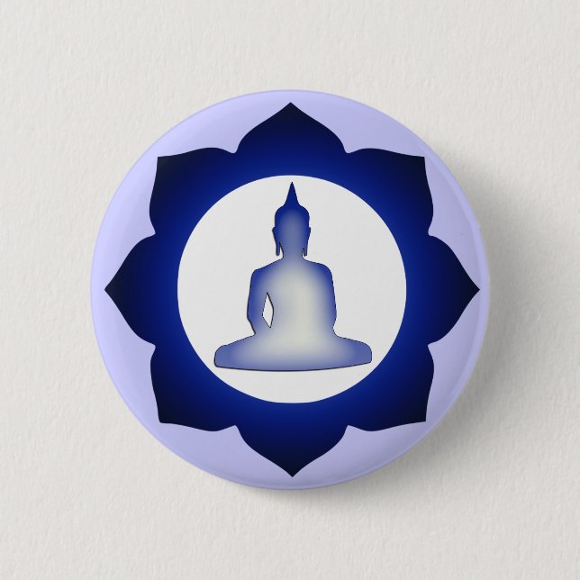Upplyst Buddha Knapp (Framsida)