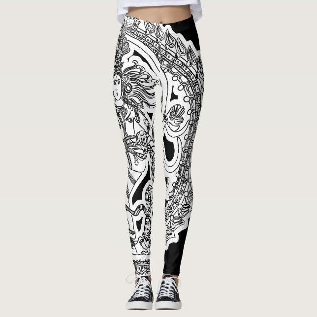 Upplyst elefantprodukt leggings (Framsida)