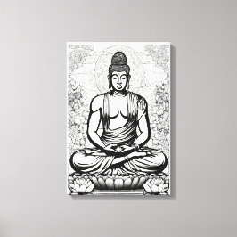 Upplyst essens canvastryck