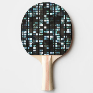 Upplyst fönstermönster pingisracket