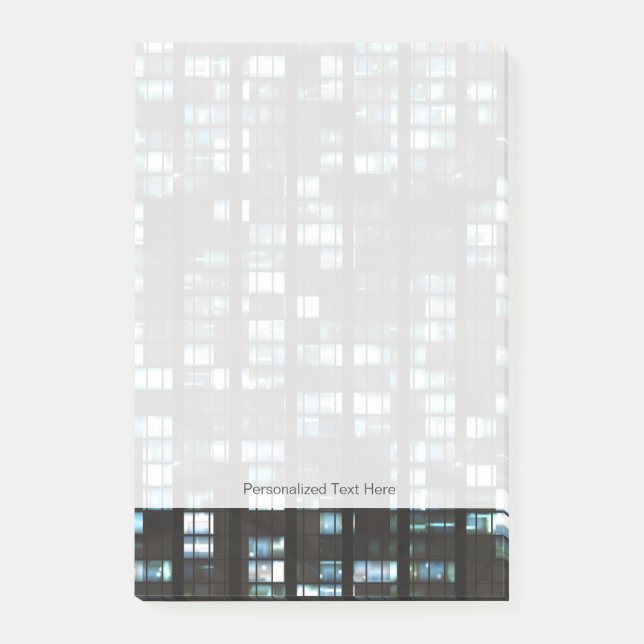 Upplyst fönstermönster post-it block (Framsida)