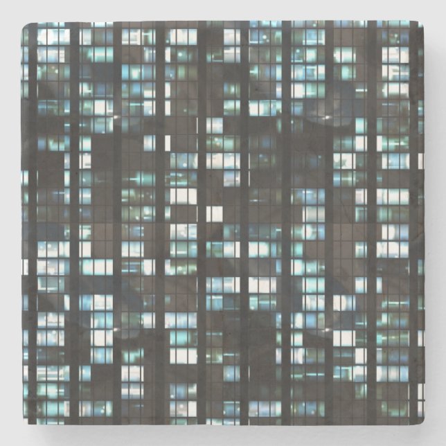 Upplyst fönstermönster underlägg sten (Framsidan)