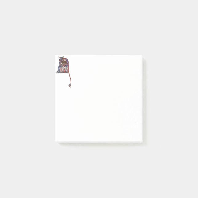 Upplyst första N Post-it Block (Framsida)