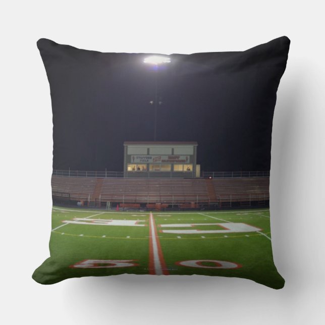 Upplyst fotbollfält kudde (Framsida)