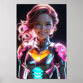 Upplyst kostym poster