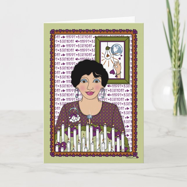 Upplyst med Light_A_Greeting Card Kort (Framsida)