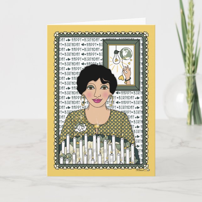 Upplyst med Light_C_Greeting Card Kort (Framsida)