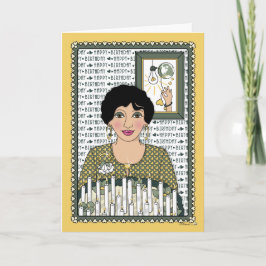 Upplyst med Light_C_Greeting Card Kort