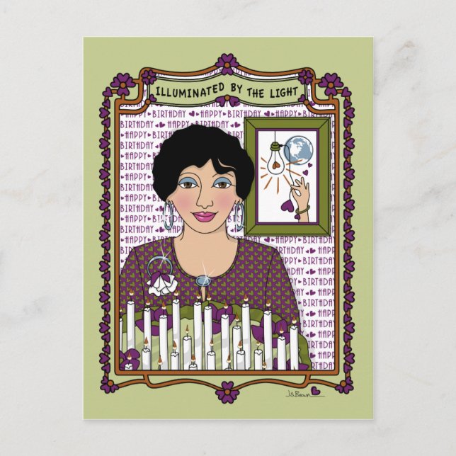 Upplyst med vykortet Light_A_ Vykort (Framsida)