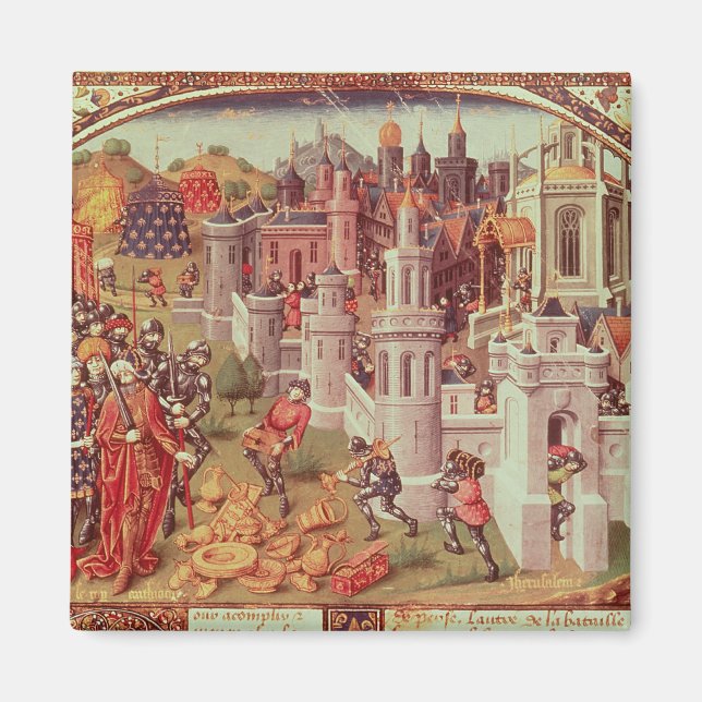 Upplyst miniatyr från en universell magnet (Framsidan)