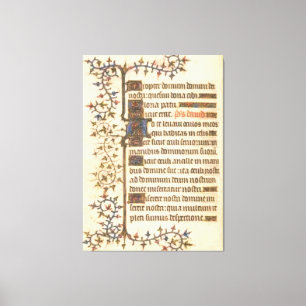 Upplyst Poster av handskript Canvastryck