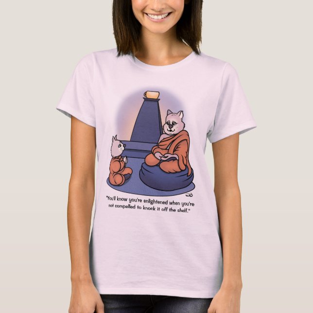 Upplyst Rosa Kvinnor T Shirt (Framsida)