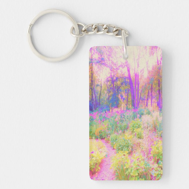 Upplyst Rosa och Coral Garden Ligcape (Framsidan)