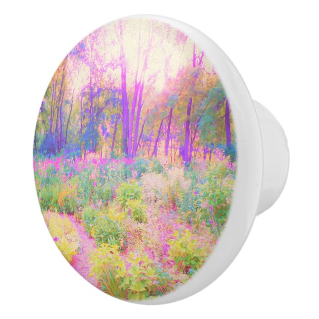 Upplyst Rosa och Coral Garden Ligcape Knopp (Höger)