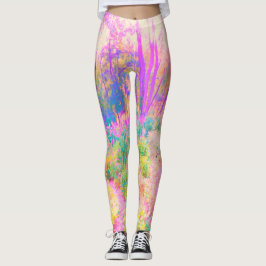 Upplyst Rosa och Coral Garden Ligcape Leggings