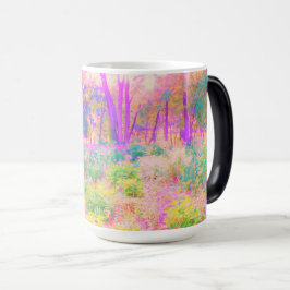 Upplyst Rosa och Coral Garden Ligcape Magisk Mugg