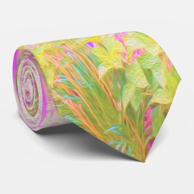 Upplyst Rosa och Coral Garden Ligcape Slips (Rullad)