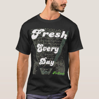 Upplyst svart tee shirt