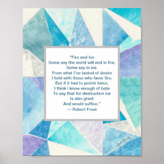 Upplyst vinter poster