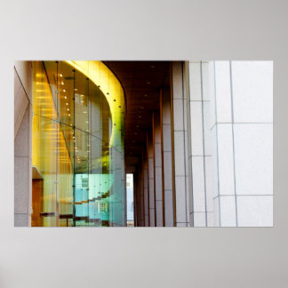 Upplyst Windows Poster