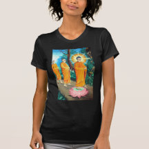 Upplysta buddister i orangar