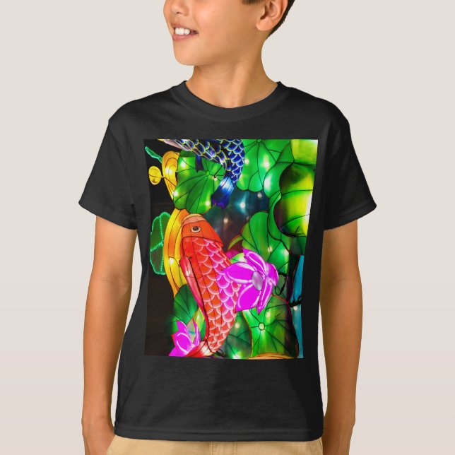 Upplysta Koi T Shirt (Framsida)