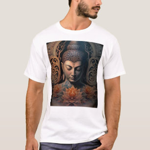 Upplysta visioner: Buddha-symbolen T-shirt