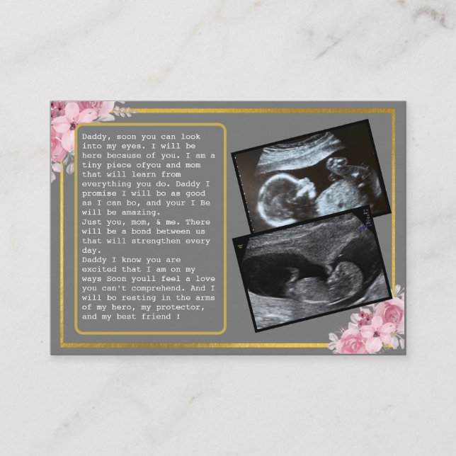 Uppmana pappa från gupp till pappa: Rolig fadersda Rabattkort (Framsida)