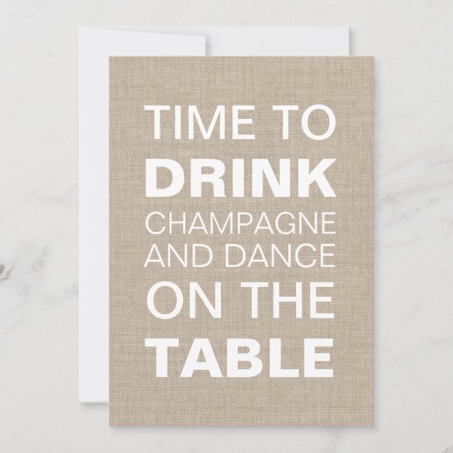 Uppmaning av kalldusch-typografi - repetitionsmidd inbjudningar (Framsida)