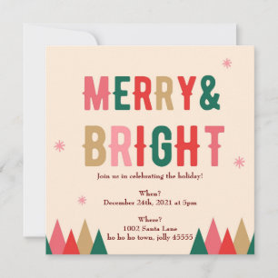 Uppmaning av Merry & Bright Inbjudningar