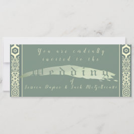 Uppmaning av takbäckenbröllop och arabisk-liknande inbjudningar