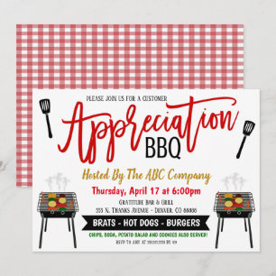 Uppmaning för att ta bort överskattning av BBQ-stö Inbjudningar