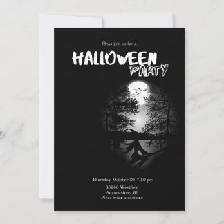 Uppmaning Halloween Inbjudningar