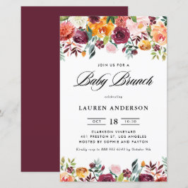 Uppmaning till Autumn Blooms Garland Baby Brunch