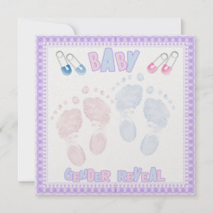 Uppmaning till Baby Gender-rekalvningspartiet Inbjudningar