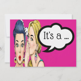 Uppmaning till Baby Gender-visning Inbjudningar