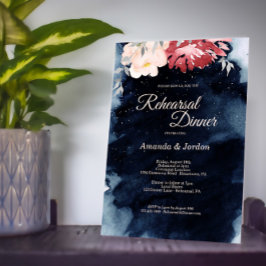 Uppmaning till Blommigt på dagtid för Starry Natt Inbjudningar