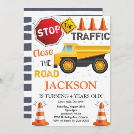 Uppmaning till bygget Lastbil Fordon Inbjudningar