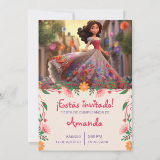 Uppmaning till den latinamerikanska prinsessan Bir Inbjudningar