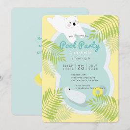 Uppmaning till den tropiska Polarna Bear Bassäng P Inbjudningar