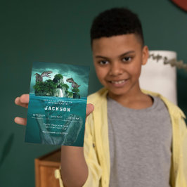 Uppmaning till Dinosaur-födelsedag Inbjudningar