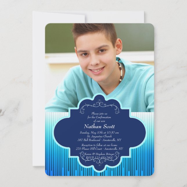 Uppmaning till distinktiv fotobekräftelse av tro inbjudningar (Framsida)