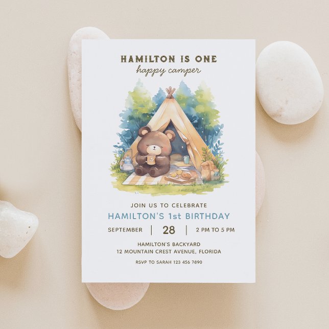 Uppmaning till födelsedag med ett Lycklig-kamper 7 Inbjudningar (Skapare uppladdad)